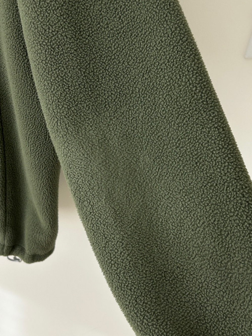 Lands' End Sage Green Fleece Jacket - Picture 14 of 16